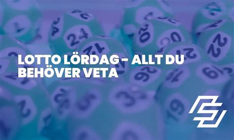 lotto spelstopp lördag|Lotto Lördag » Allt du behöver veta om resultat, tider & Joker.